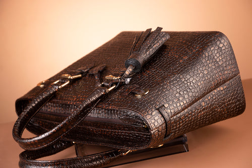 Big Brown Leather Handbag