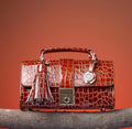 Medium SIze Brown Leather Handbag