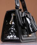 Asmaupoise Black Leather Handbag